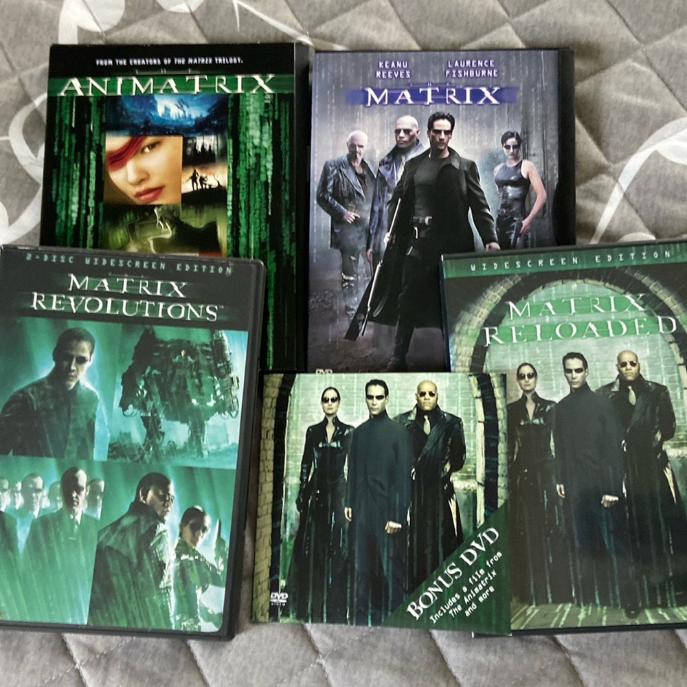 3 Matrix DVD with 1 Bonus DVD and Animatrix from the creators of the Matrix DVD